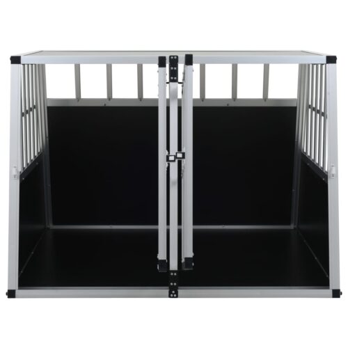 Dog Cage with Double Door 94x88x69cm - Image 7