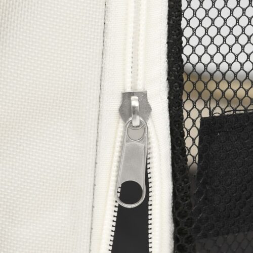 Foldable Dog Playpen with Carrying Bag Blue 110x110x58cm - Image 9