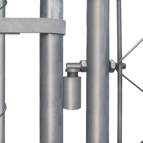 Outdoor Dog Kennel Galvanised Steel 2x2x1m - Image 4