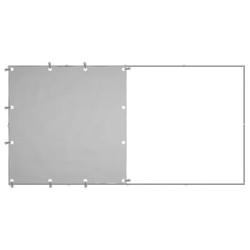 Dog Kennel Silver 2.42m² Steel - Image 4