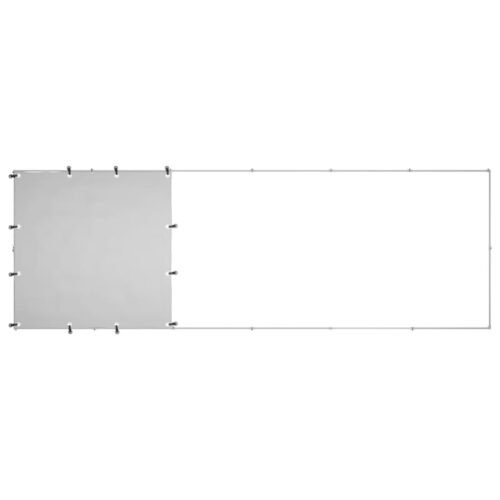 Dog Kennel Silver 330x110x110cm Steel - Image 4