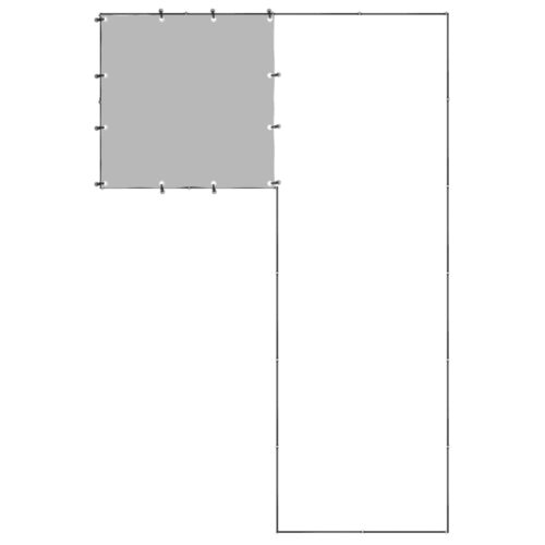 Dog Kennel Black 4.84m² Steel - Image 4
