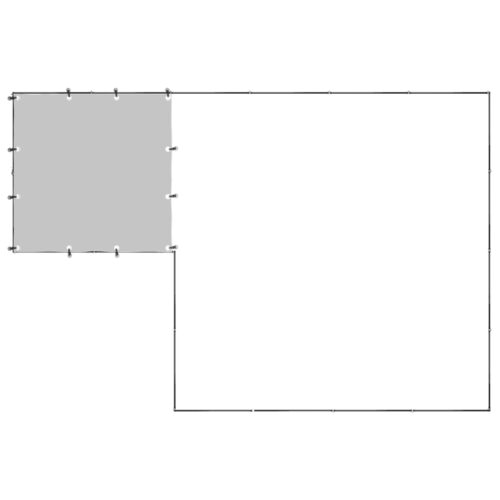 Dog Kennel Black 6.05m² Steel - Image 4