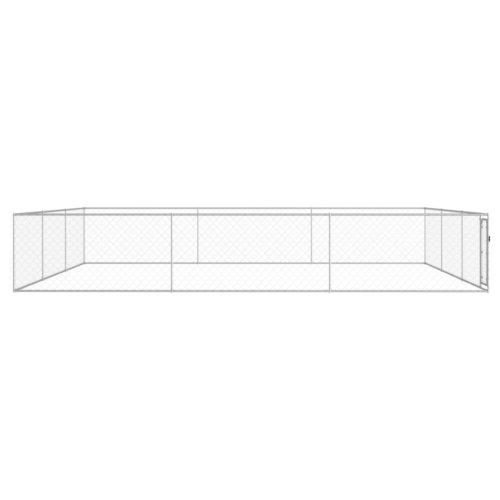 Outdoor Dog Kennel Galvanised Steel 6x6x1m - Image 2