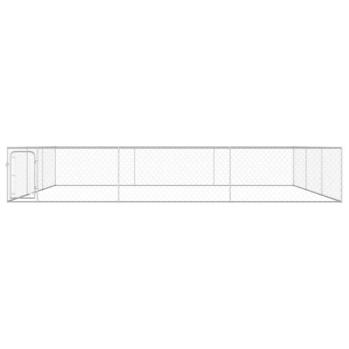 Outdoor Dog Kennel Galvanised Steel 6x6x1m - Image 3