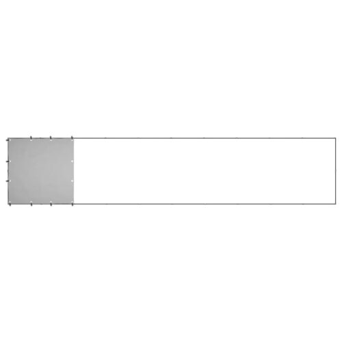 Dog Kennel Black 6.05m² Steel - Image 4