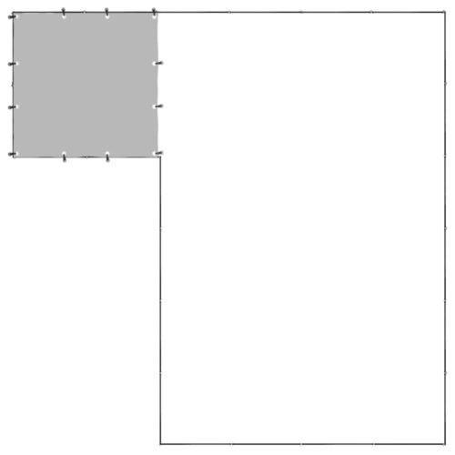 Dog Kennel Black 8.47m² Steel - Image 4