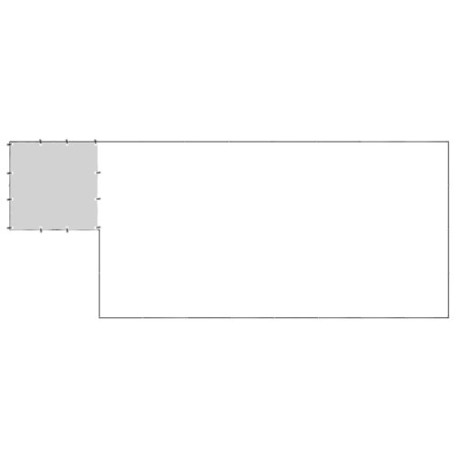 Dog Kennel Black 10.89m² Steel - Image 4