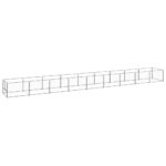 Dog Kennel Silver 9m² Steel