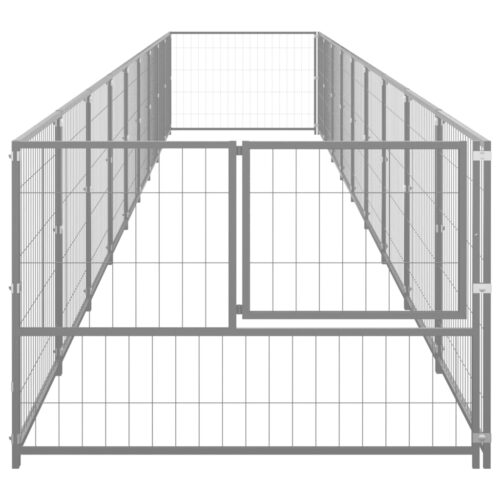 Dog Kennel Silver 9m² Steel - Image 3