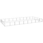 Dog Kennel Silver 36m² Steel