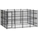 Outdoor Dog Kennel Steel 11.06m²