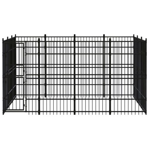 Outdoor Dog Kennel Steel 11.06m² - Image 2