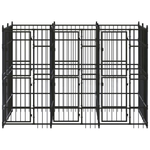 Outdoor Dog Kennel Steel 5.53m² - Image 2