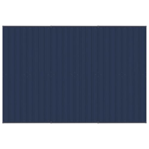 Outdoor Dog Kennel with Roof Steel 5.53m² - Image 5