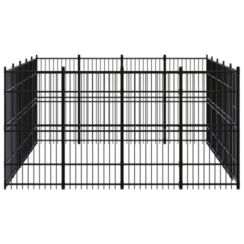 Outdoor Dog Kennel Steel 18.43m² - Image 3