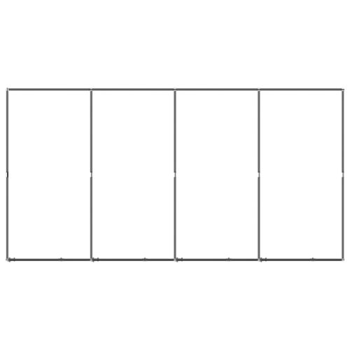Outdoor Dog Kennel Steel 7.37m² - Image 4