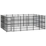Outdoor Dog Kennel Steel 22.12m²