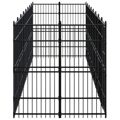 Outdoor Dog Kennel Steel 14.75m² - Image 3