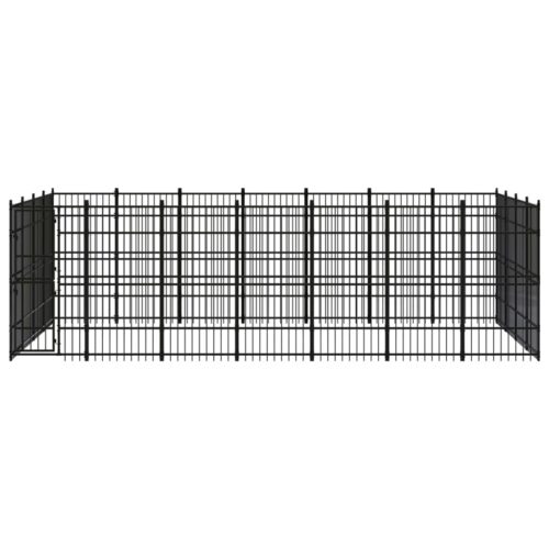 Outdoor Dog Kennel Steel 25.8m² - Image 2