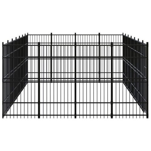 Outdoor Dog Kennel Steel 25.8m² - Image 3