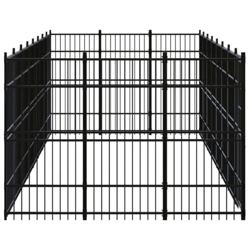 Outdoor Dog Kennel Steel 22.12m² - Image 3