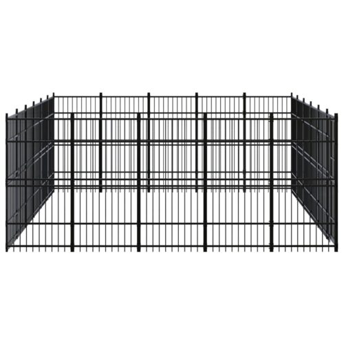 Outdoor Dog Kennel Steel 27.65m² - Image 3
