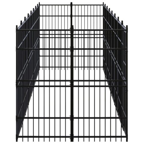 Outdoor Dog Kennel Steel 16.59m² - Image 3