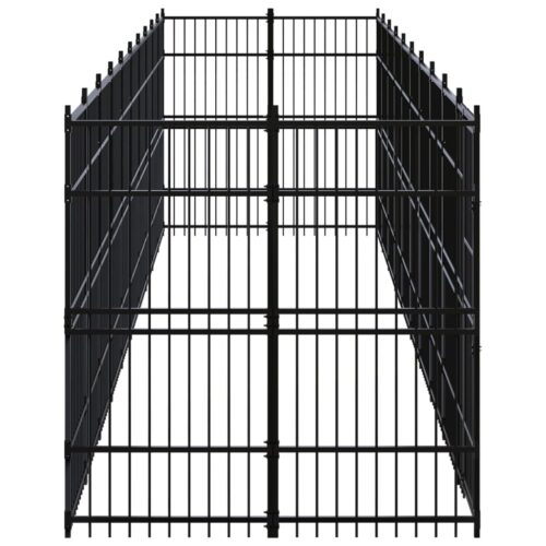 Outdoor Dog Kennel Steel 18.43m² - Image 3