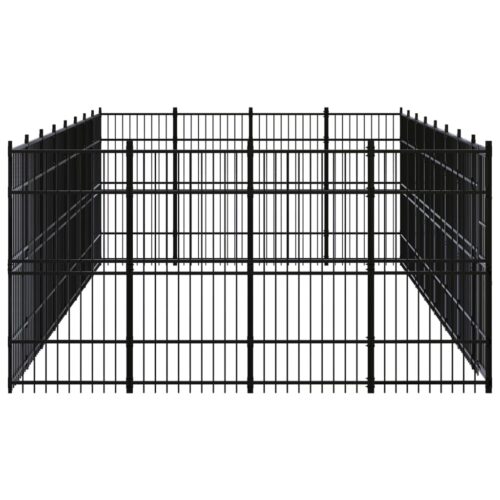 Outdoor Dog Kennel Steel 29.49m² - Image 3