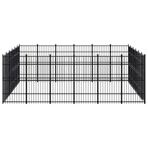 Outdoor Dog Kennel Steel 33.18m² - Image 3
