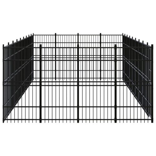 Outdoor Dog Kennel Steel 33.18m² - Image 3