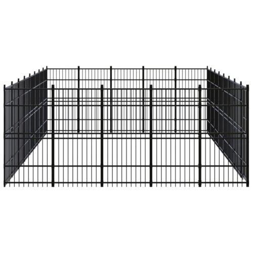 Outdoor Dog Kennel Steel 36.86m² - Image 3