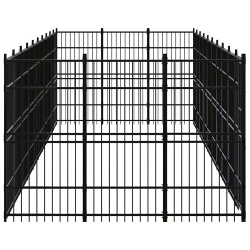 Outdoor Dog Kennel Steel 27.65m² - Image 3
