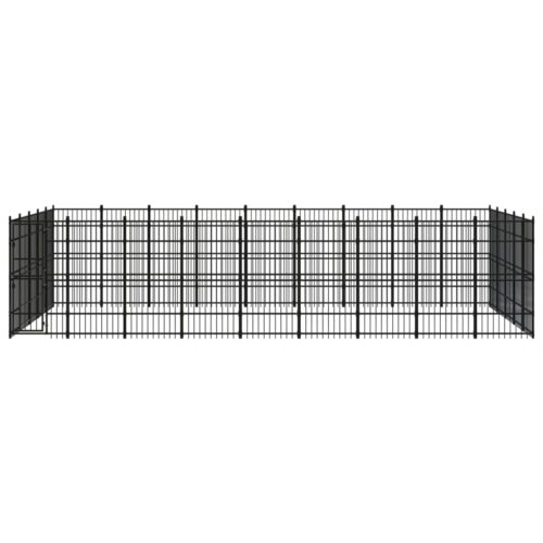 Outdoor Dog Kennel Steel 41.47m² - Image 2