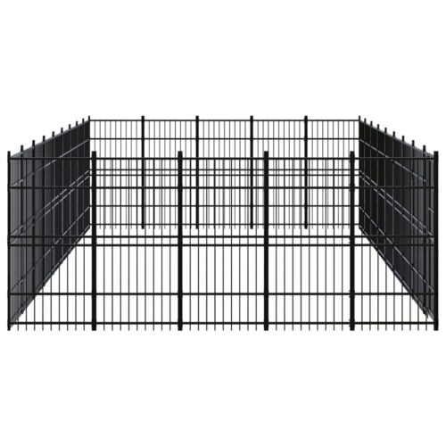 Outdoor Dog Kennel Steel 41.47m² - Image 3