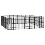 Outdoor Dog Kennel Steel 45.16m²