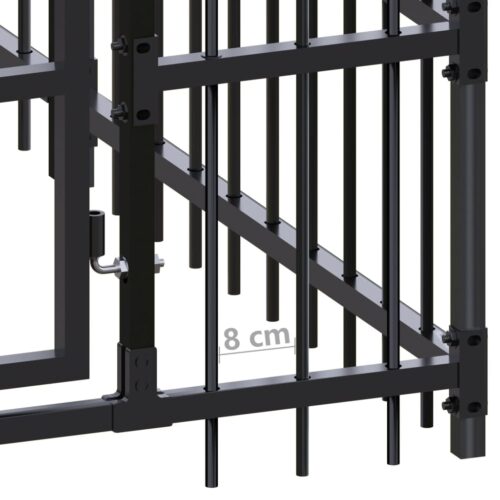 Outdoor Dog Kennel Steel 49.77m² - Image 6