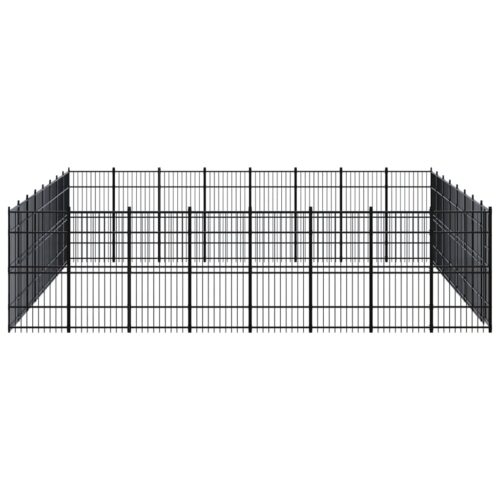 Outdoor Dog Kennel Steel 58.98m² - Image 3