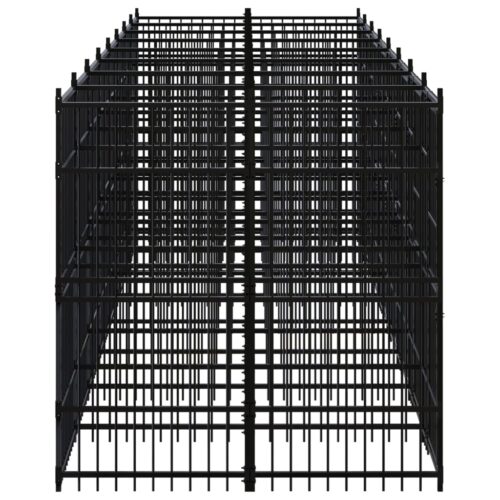 Outdoor Dog Kennel Steel 14.75m² - Image 3