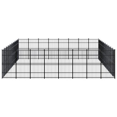 Outdoor Dog Kennel Steel 73.73m² - Image 3