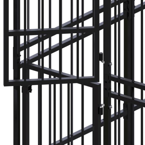 Outdoor Dog Kennel Steel 82.94m² - Image 5