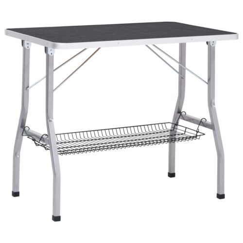 Adjustable Dog Grooming Table with 2 Loops Basket - Image 5