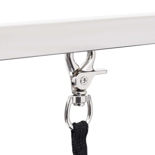 Adjustable Dog Grooming Table with 2 Loops Basket - Image 7