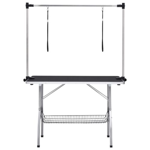 Adjustable Dog Grooming Table with 2 Loops Basket - Image 3