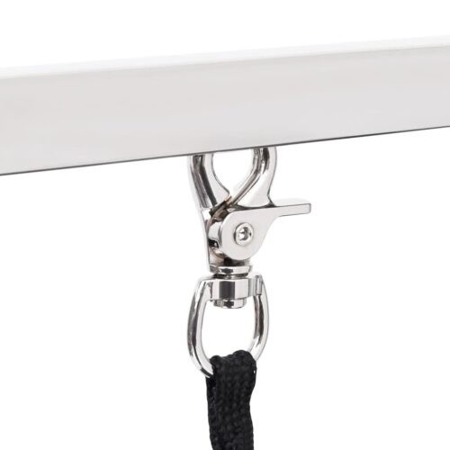 Adjustable Dog Grooming Table with 2 Loops Basket - Image 7