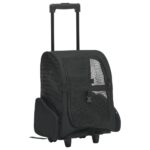 Foldablemultipurpose Pet Trolley Black