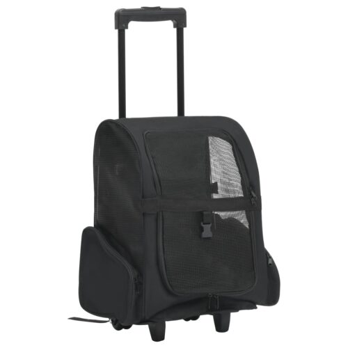Foldablemultipurpose Pet Trolley Black