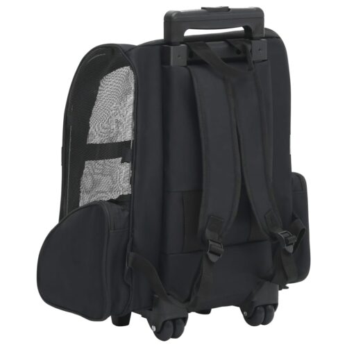 Foldablemultipurpose Pet Trolley Black - Image 3
