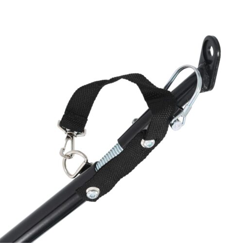 2-in-1 Pet Bike Trailer Jogging Stroller Grey Blue - Image 8